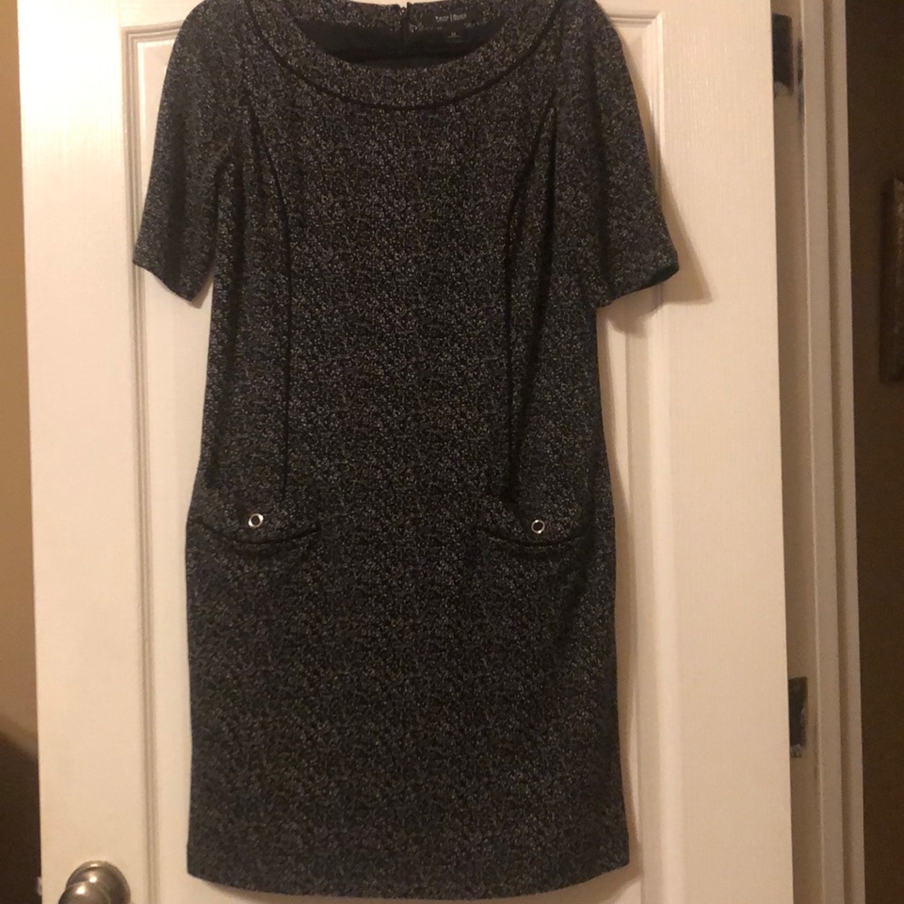 White House Black Market Lined Black Dress